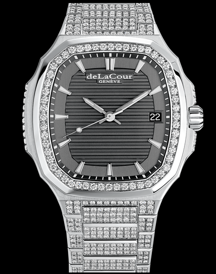 Replica DeLaCour Elite Vault Black WAST5004B Watch